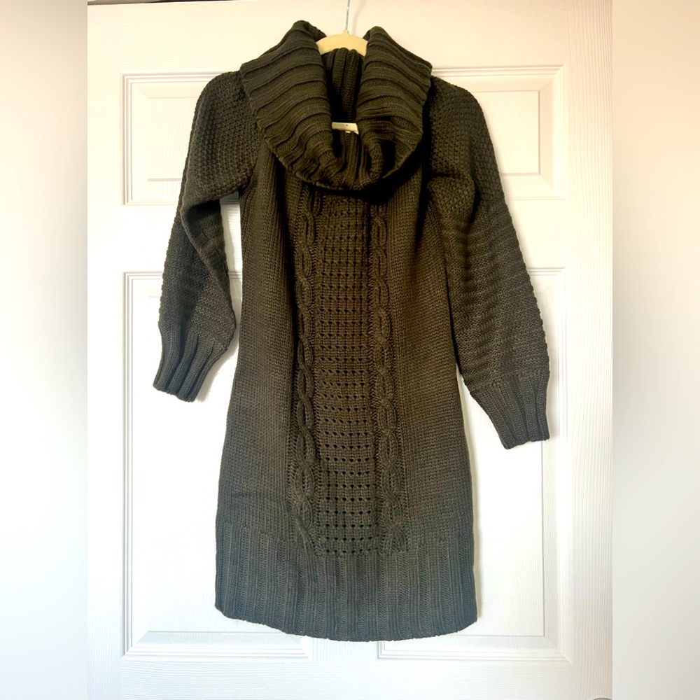 Green Sweater Dress